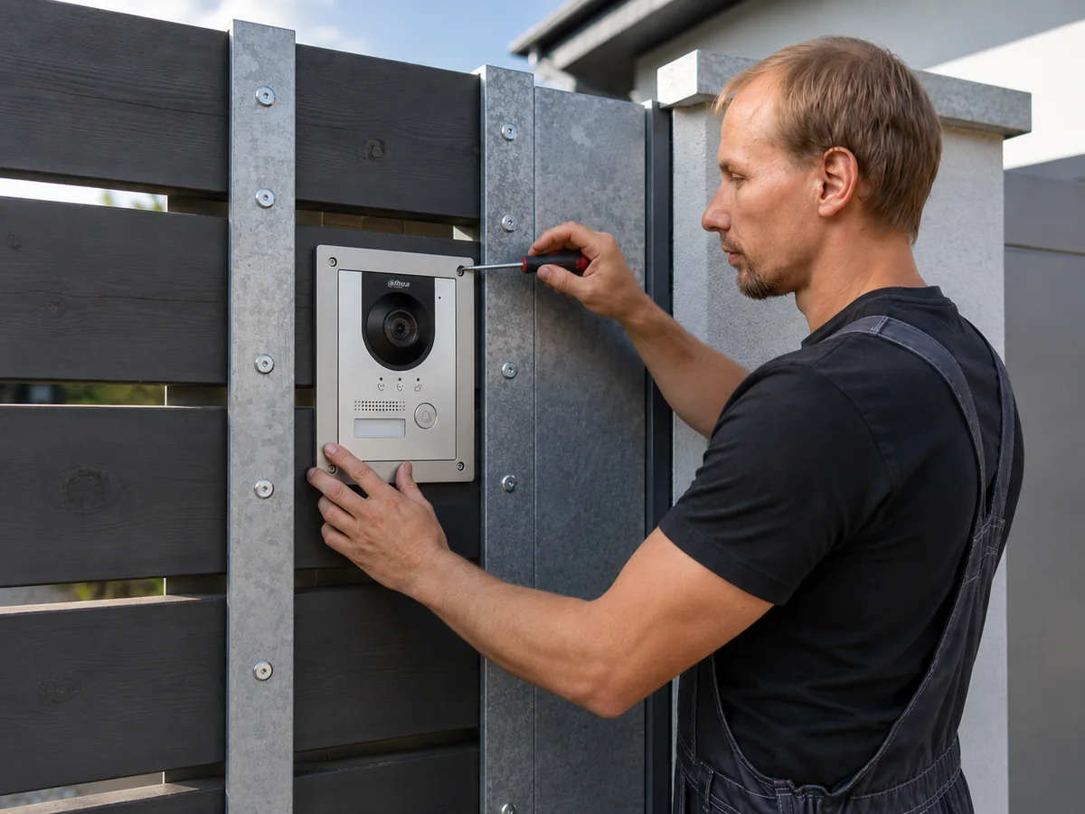 Instalace zvonkového tabla Dahua